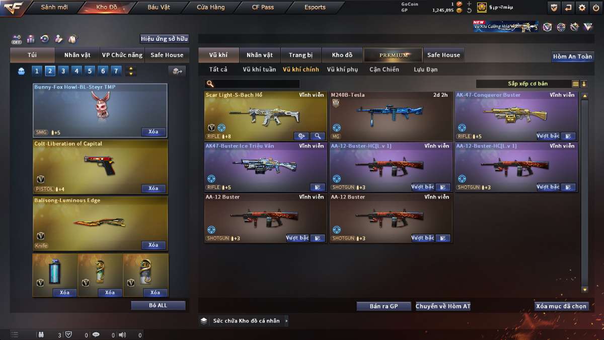 shop acc cf uy tin gia re